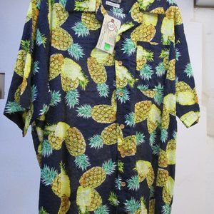 RSS Surf 100% Cotton Hawaiian Pocketed Shirt